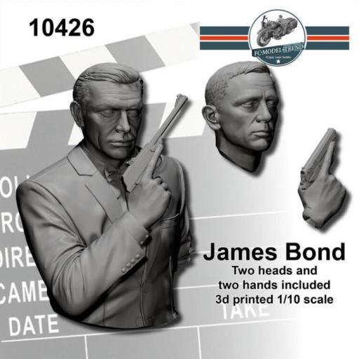 1/10 Busto James Bond (Sean Connery / Daniel Craig) [0]
