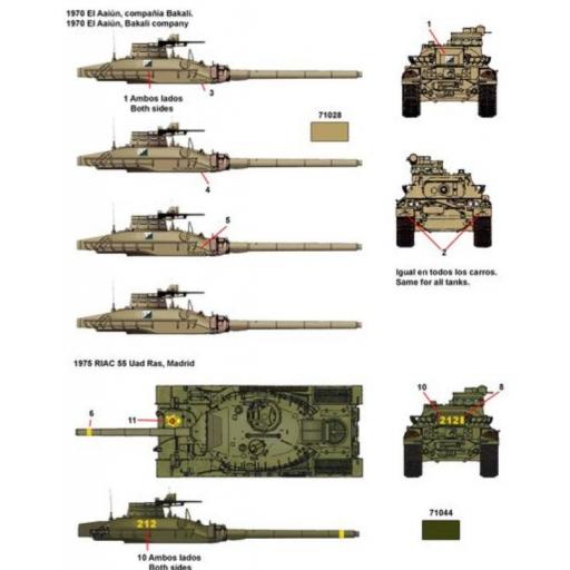 1/35 Calcas AMX-30 en España [1]