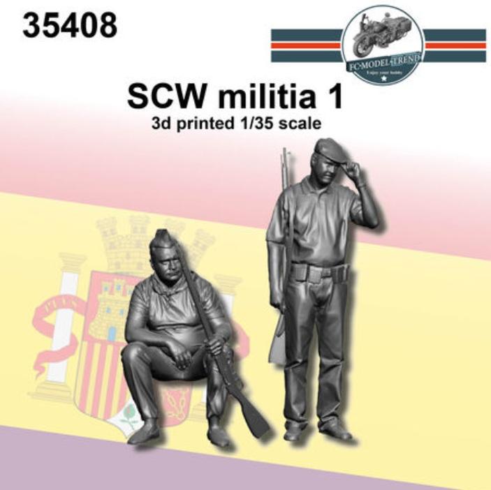 1/35 Milicianos Guerra Civil Set. 1 (Resina 3D)