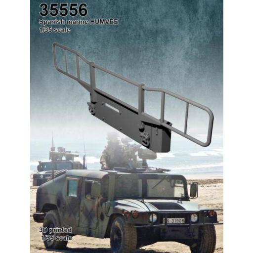 1/35  Paragolpes HUMMER marina española (Resina 3D) [1]