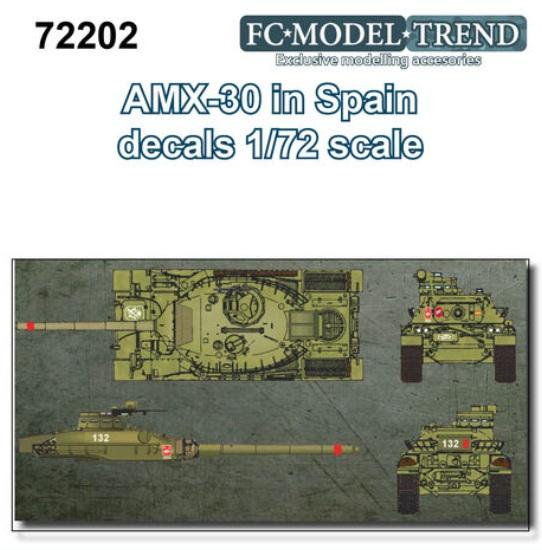 1/72 Calcas AMX-30 en España