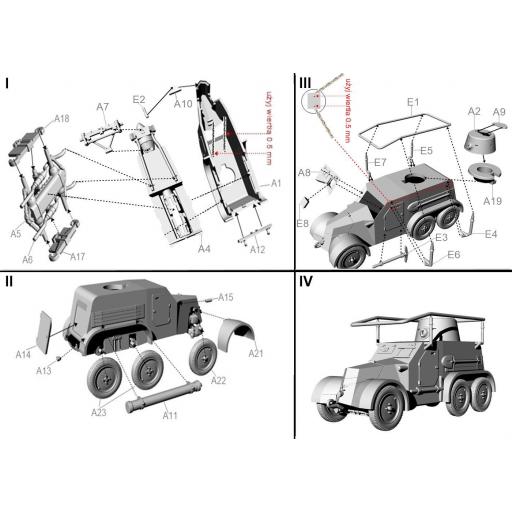 1/72 Vehículo de mando Panzerspähwagen 30(t). [2]