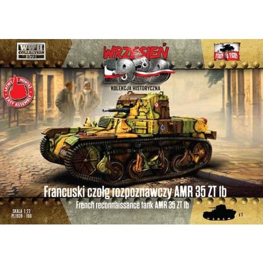 1/72 Tanque de reconocimiento francés AMR 35 ZT 1b