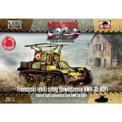 1/72 Tanque de mando ligero francés AMR 35 ADF1