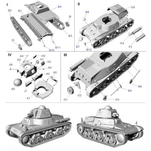 1/72 Hotchkiss H38 con cañón SA18 [2]
