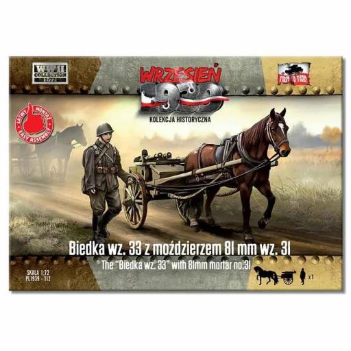 1/72 Biedka wz. 33 con Mortero 81mm no.31