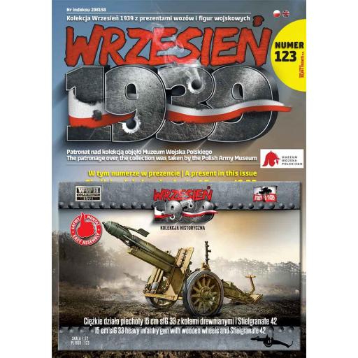 1/72 Cañón Pesado 15cm sIG33 ruedas madera [1]