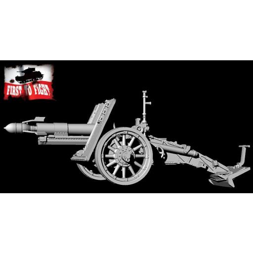 1/72 Cañón Pesado 15cm sIG33 ruedas madera [2]