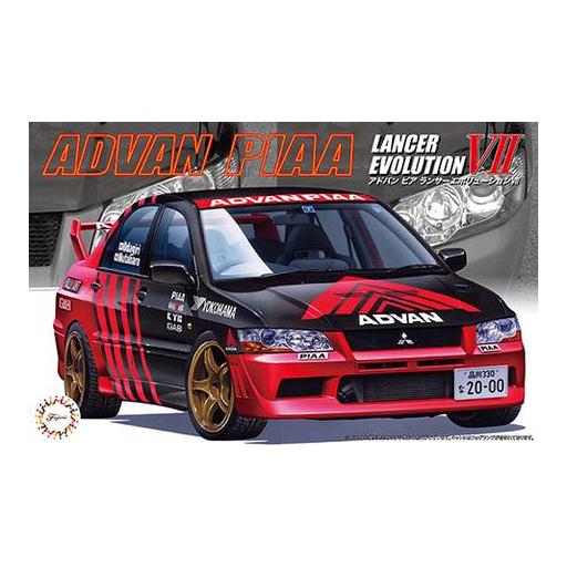  1/24 Mitsubishi Lancer EVO VII Advan PIAA