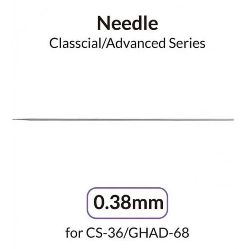 Aguja 0.38mm para Aerografos GHAD-68 & CS-36