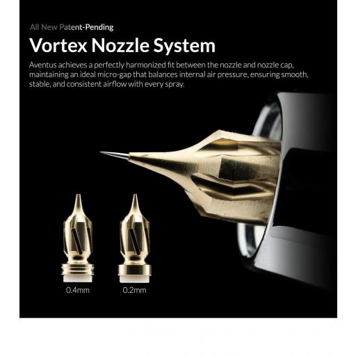 Aerografo Aventus Black Aurora 0.2 & 0.4mm [1]