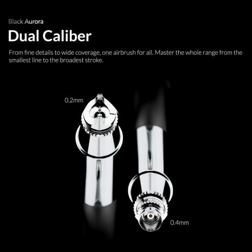 Aerografo Aventus Black Aurora 0.2 & 0.4mm [3]