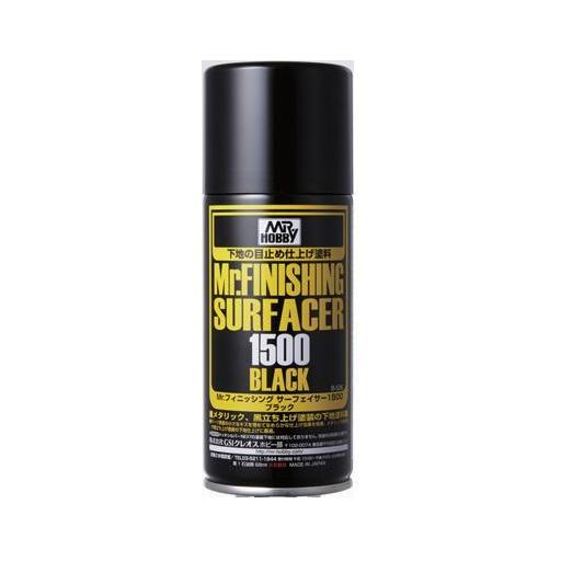 Mr. Finishing surfacer 1500 (Blanco - Gris - Negro) Spray 170 ml [2]