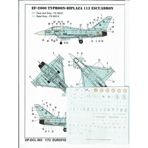 1/72 Calcas Españolas EF-2000 Typhoon [1]