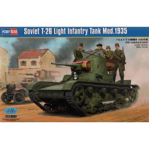 1/35 Soviet T-26 Light Infantry Tank Mod.1935 - Calcas Españolas