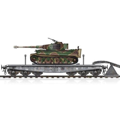 1/72 Schwere Plattformwagen Type SS + Tiger I