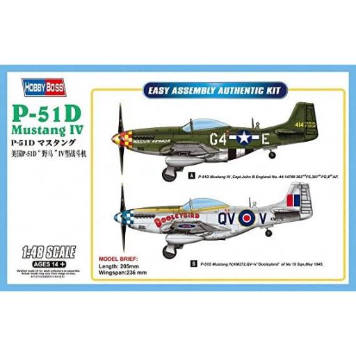 1/48 P-51D Mustang IV Fighter