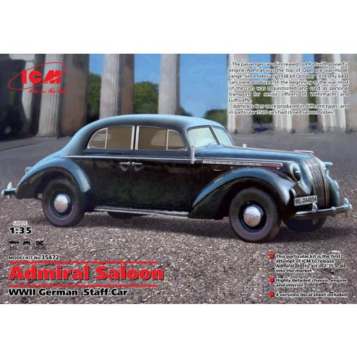 1/35 Opel Admiral Saloon. German Staff Car WWII [0]