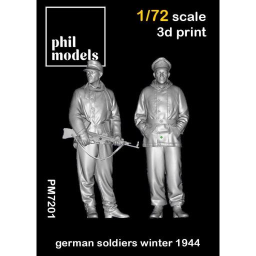 1/72 Set 2 Soldados Alemanes Invierno 1944