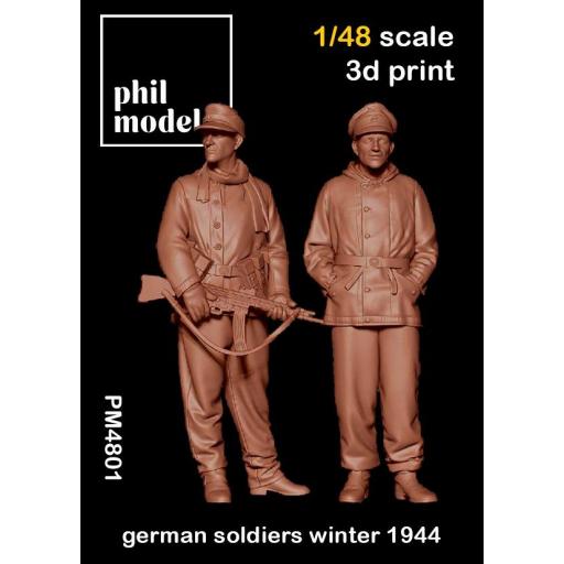 1/48 Set 2 Soldados Alemanes Invierno 1944