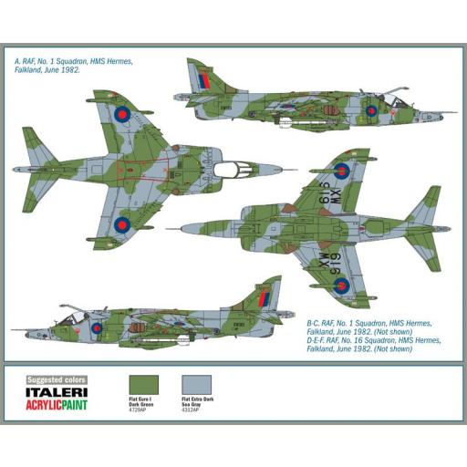 1/72 Harrier GR.3 Guerra Malvinas [1]