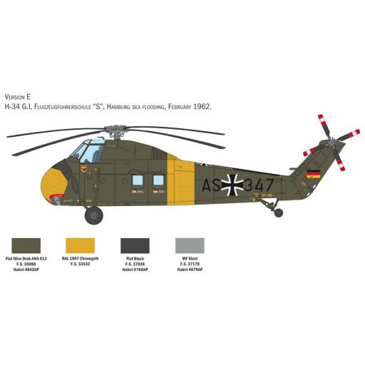 1/48 Helicóptero H34A Pirate / UH-34D U.S. Marines [0]