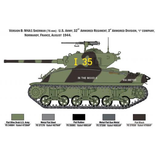 1/35 M4A1 Sherman with U.S. Infantry [2]