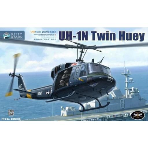 1/48 Helicóptero UH-1N Twin Huey                                                                                                                                                             