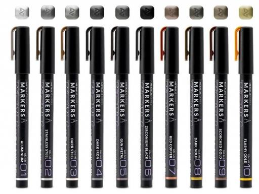 Metallic Markers Gaahleri