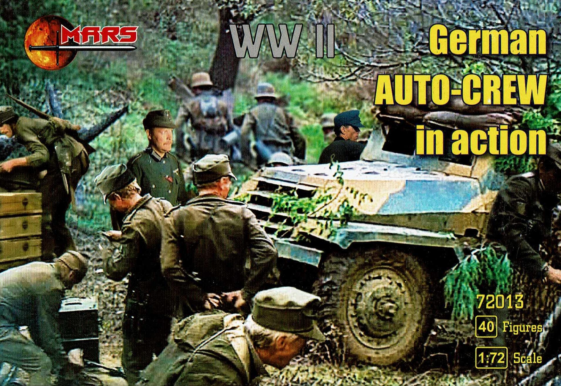 1/72 Tripulación Semioruga alemán 2ªGM