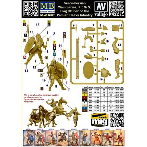 1/32 Abanderado de la Infantería Pesada Persa . Greco Persian Wars Series Kit. 9 [1]