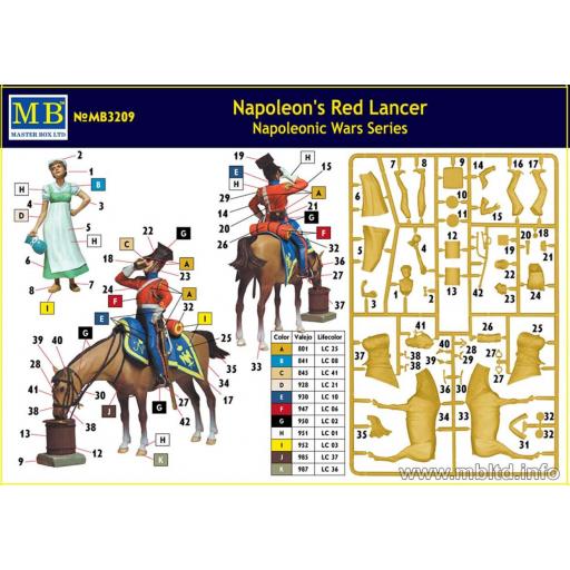 1/32 Napoleon´s Red Lancer. Napoleonic War Series [1]