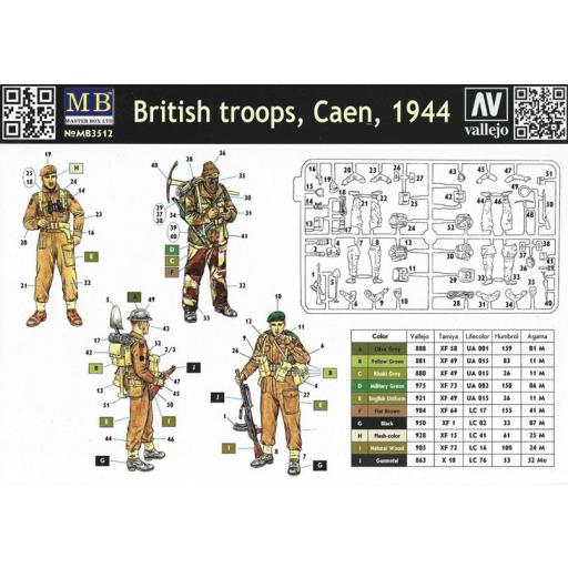 1/35 Tropas Británicas, Caen 1944 [1]