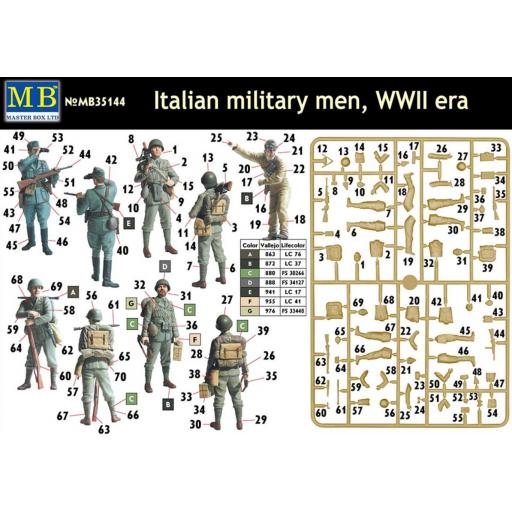 1/35 Militares Italianos, Segunda Guerra Mundial [1]
