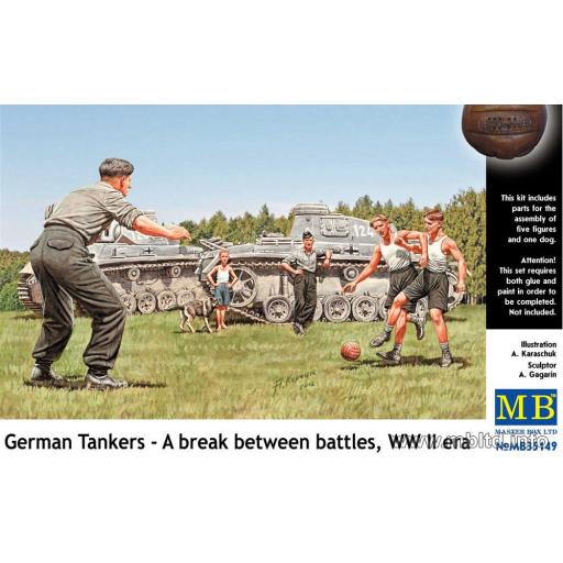 1/35 Tanquistas Alemanes - Un descanso entre batallas, 2ª Guerra Mundial