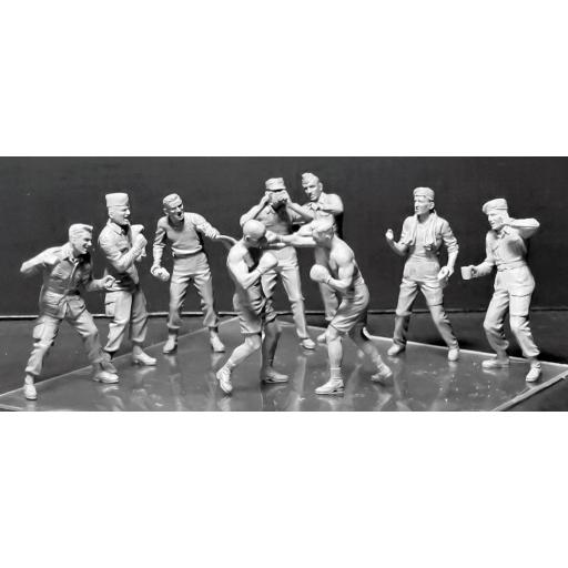 1/35 Pelea Amistosa. Paracaidistas Británicos y Americanos. 2ª GM [1]