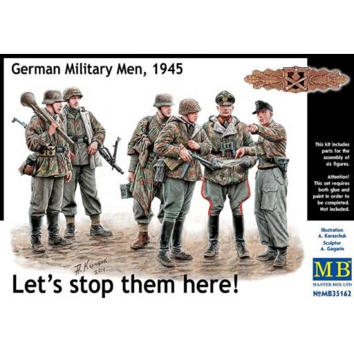 1/35 "Los paramos aquí". Militares Alemanes. 2ªGM