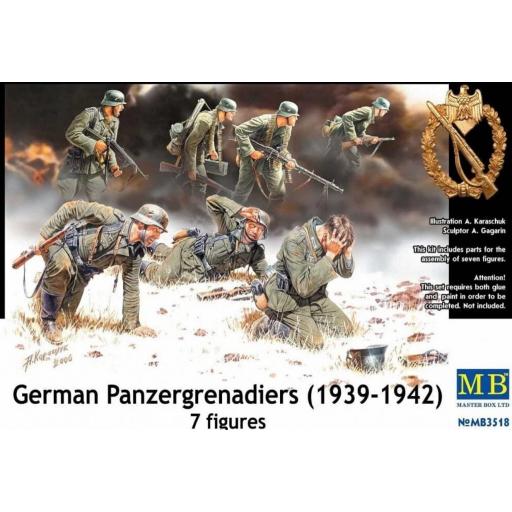 1/35 Panzergrenadiers Alemanes 1939-42 (7 figuras) [0]
