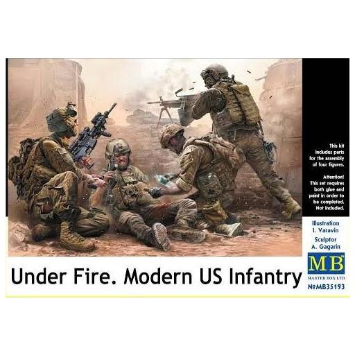 1/35 Bajo el fuego. Infantería Americana Actual