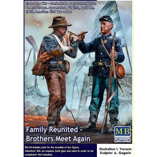 1/35 Family Reunited - Brothers Meet Again . American Civil War Series