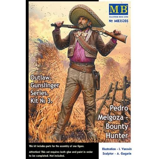 1/35 Outlow. Gunslinger series. Kit No.3 -Pedro Melgoza - Bounty Hunter