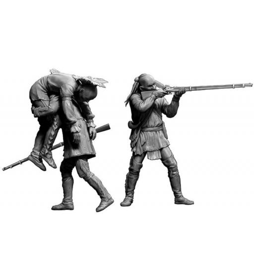 1/35 Wounded Brother. Indian War Series, XVIII Century. Kit nº2 [2]