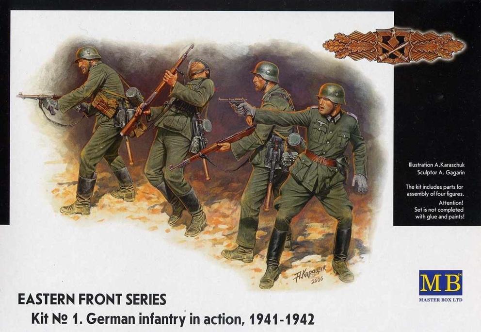 1/35 Infantería Alemana en acción, 1941-42 (Serie Frente del Este, kit n.1)