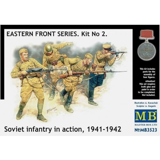 1/35 Infantería Soviética en acción, 1941-42 (Serie Frente del Este, kit n.2) [0]