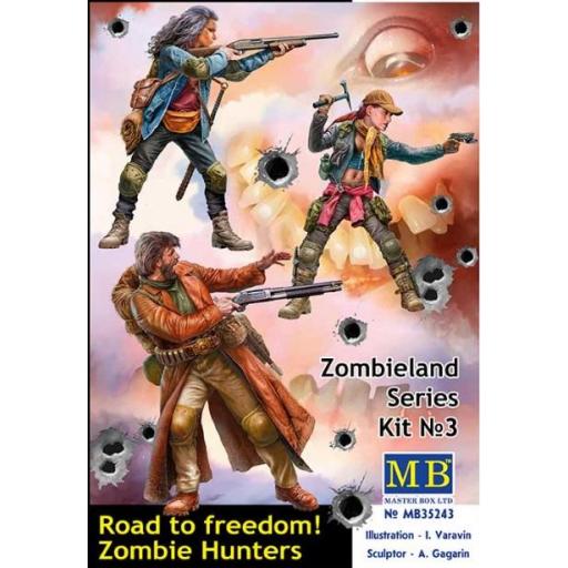 1/35 Camino a la libertad. Cazadores de Zombies. Set nº 3