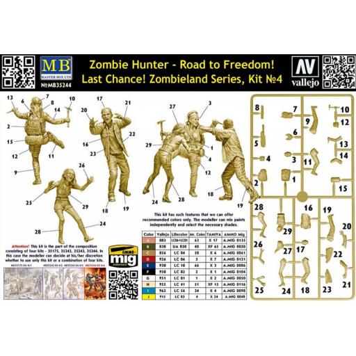 1/35 Camino a la libertad. Cazadores de Zombies, Ultima Oportunidad. Set nº 4 [2]
