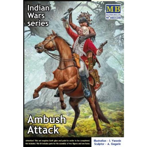 1/35 Ataque de emboscada.  Serie Guerras Indias