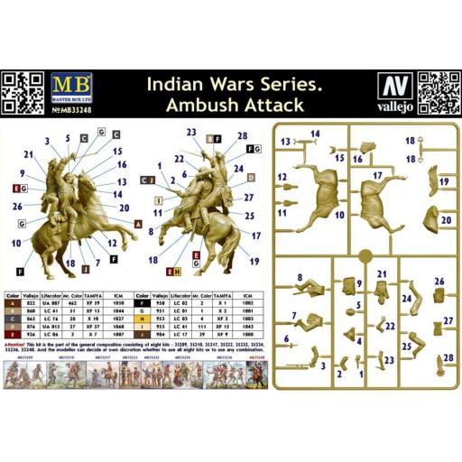 1/35 Ataque de emboscada.  Serie Guerras Indias [1]