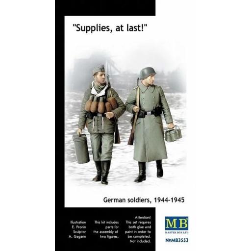 1/35 Soldados Alemanes 1944-45. Al fin los viveres !