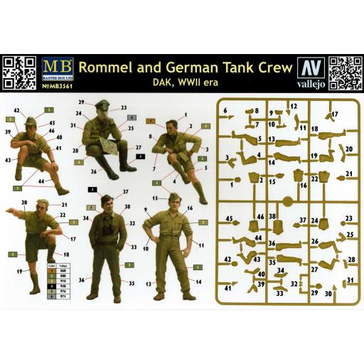 1/35 Rommel and German Tank Crew - DAK WWII Era [1]